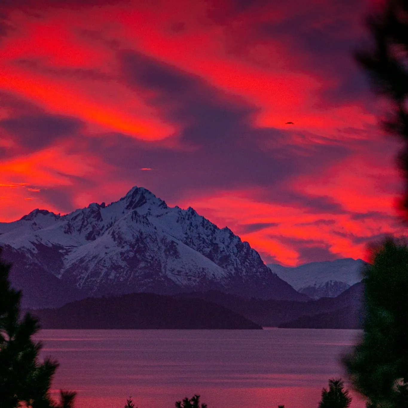 Atardecer en Bariloche